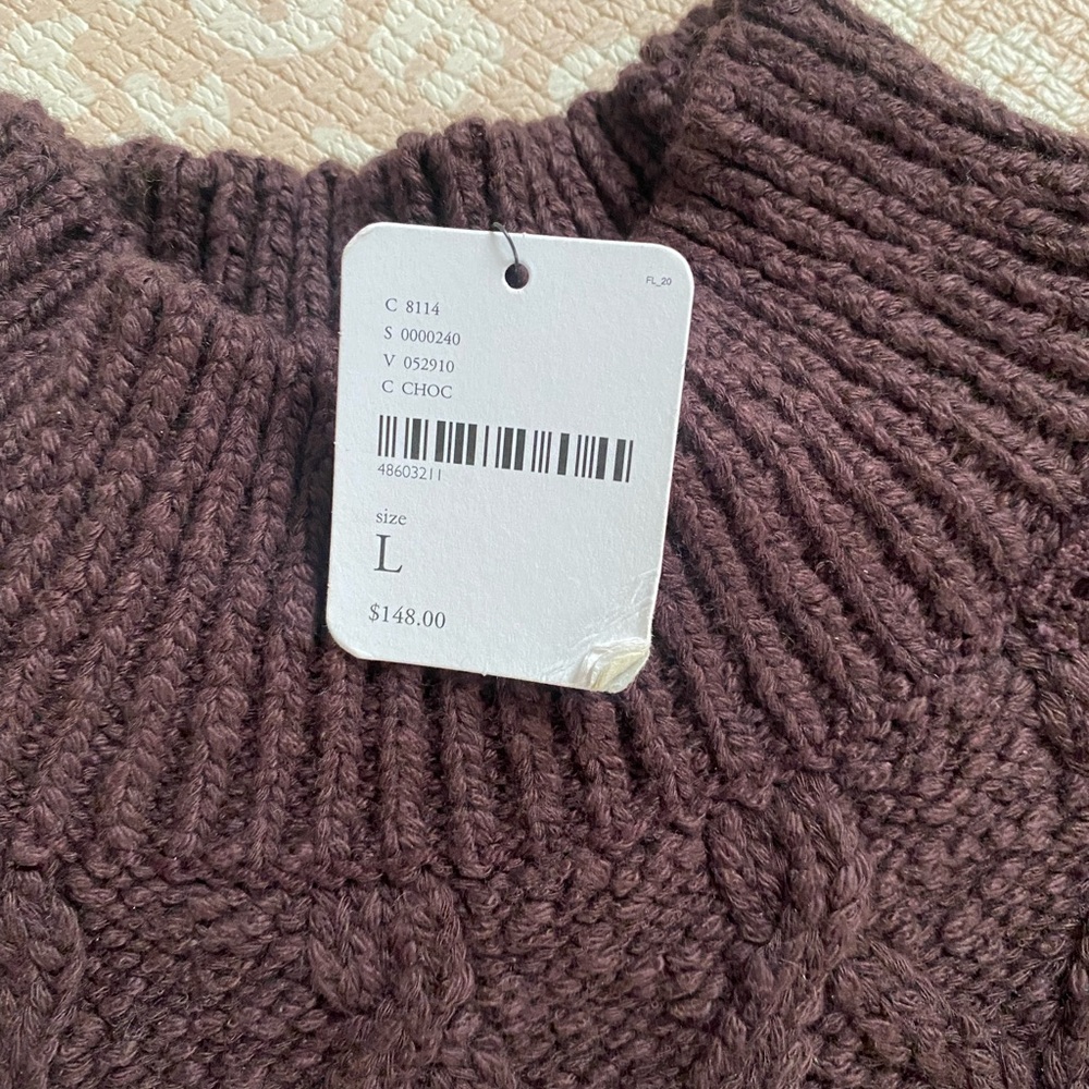 Free People Brown Sweater NWT - Picture 4 of 4